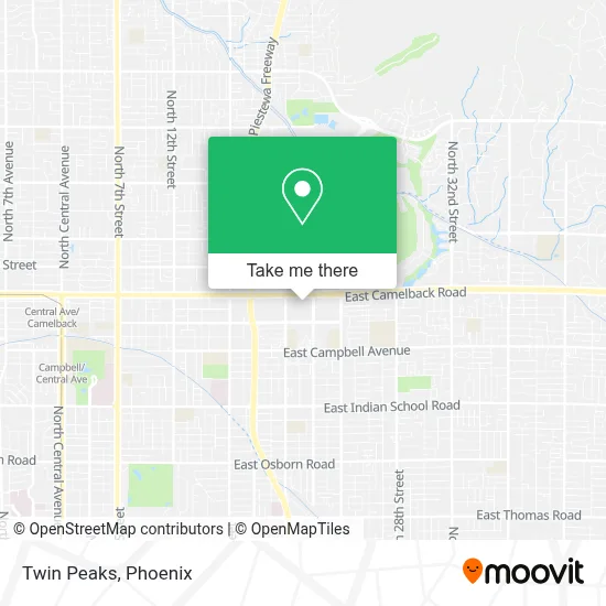 Twin Peaks map