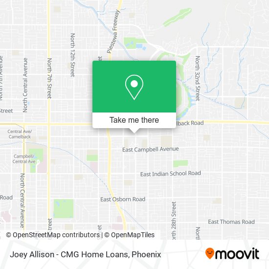 Joey Allison - CMG Home Loans map