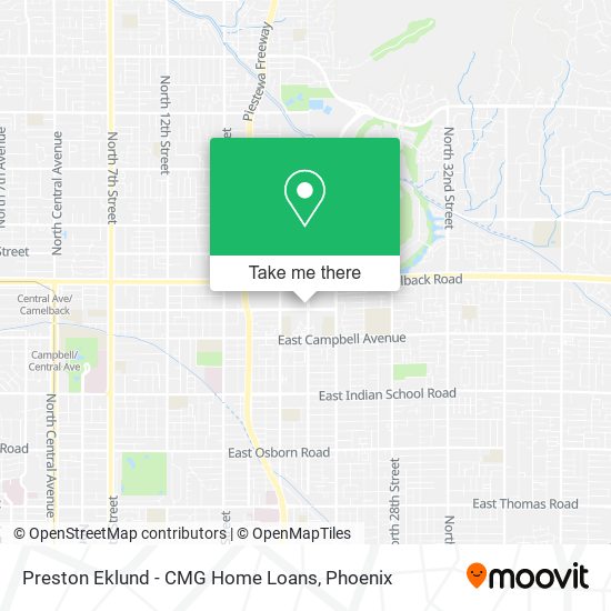 Mapa de Preston Eklund - CMG Home Loans