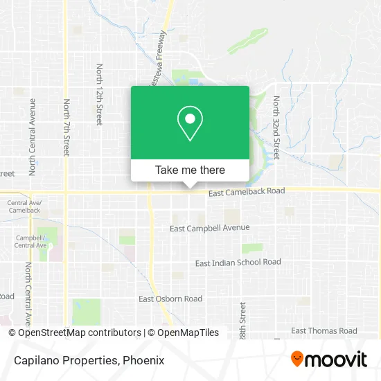Capilano Properties map