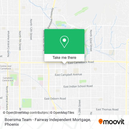 Mapa de Boersma Team - Fairway Independent Mortgage