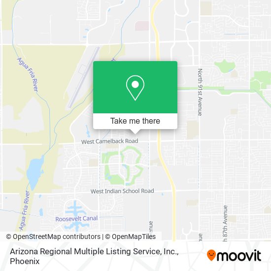 Arizona Regional Multiple Listing Service, Inc. map