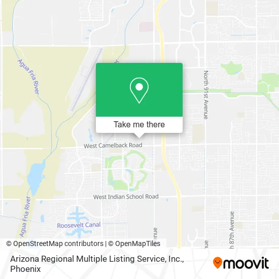 Mapa de Arizona Regional Multiple Listing Service, Inc.