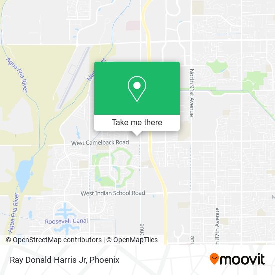 Ray Donald Harris Jr map