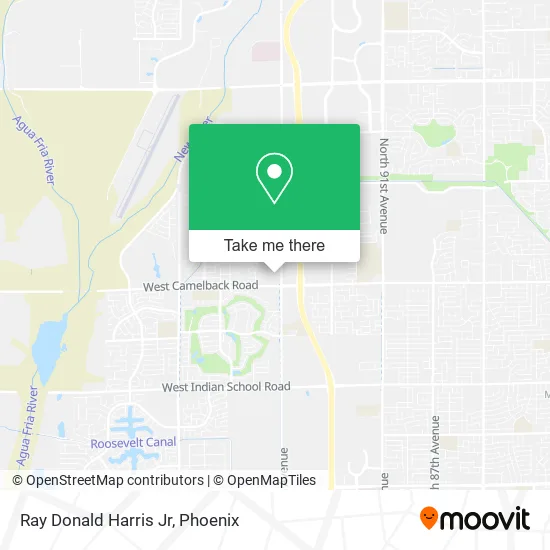 Ray Donald Harris Jr map