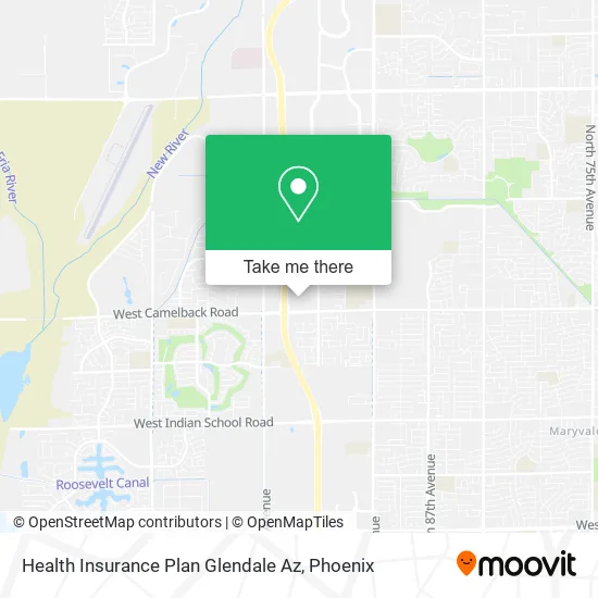 Health Insurance Plan Glendale Az map