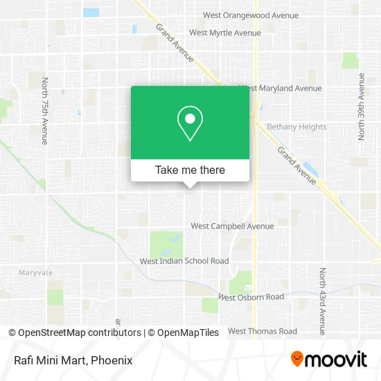 Rafi Mini Mart map