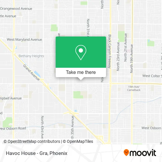 Havoc House - Gra map