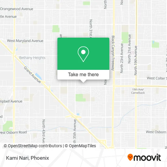 Kami Nari map