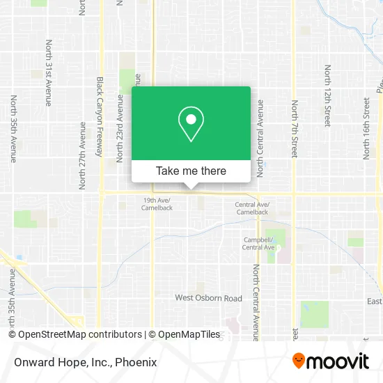 Onward Hope, Inc. map