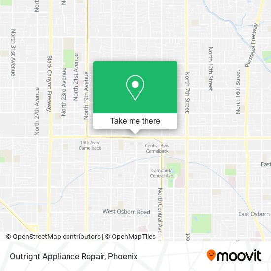 Mapa de Outright Appliance Repair