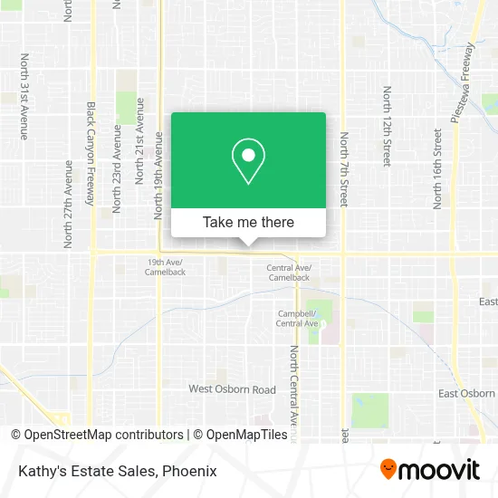Kathy's Estate Sales map