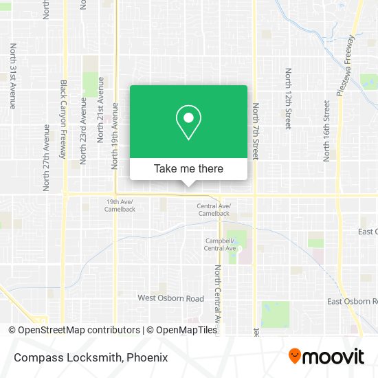 Compass Locksmith map