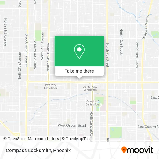 Compass Locksmith map