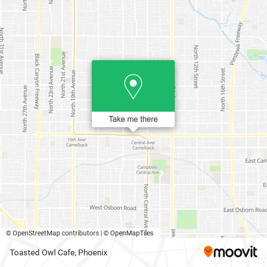 Toasted Owl Cafe map