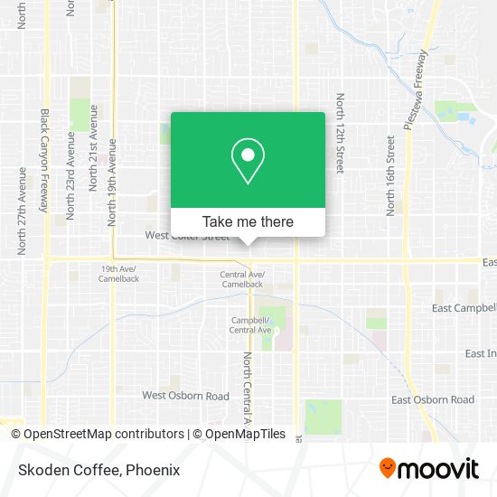 Skoden Coffee map