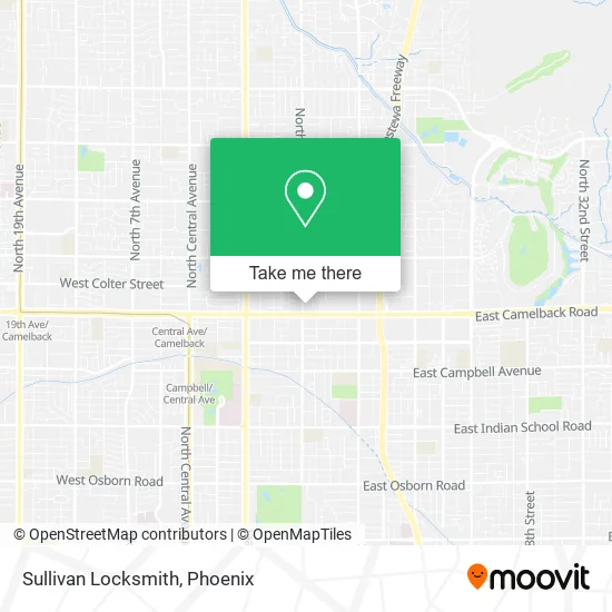 Sullivan Locksmith map