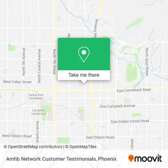 Amhb Network Customer Testimonials map