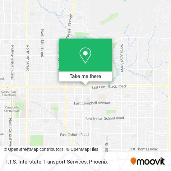 I.T.S. Interstate Transport Services map