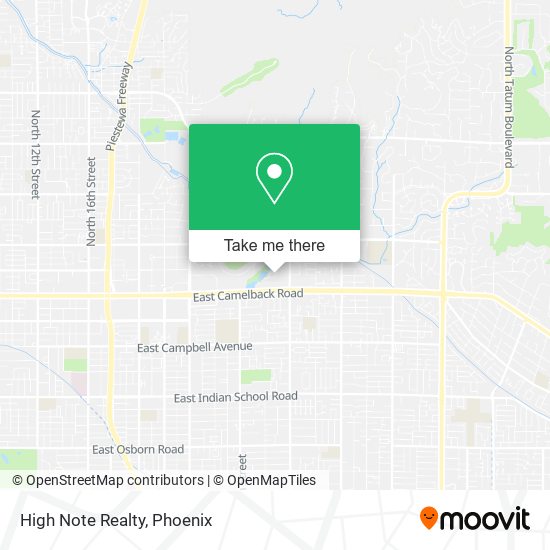 High Note Realty map