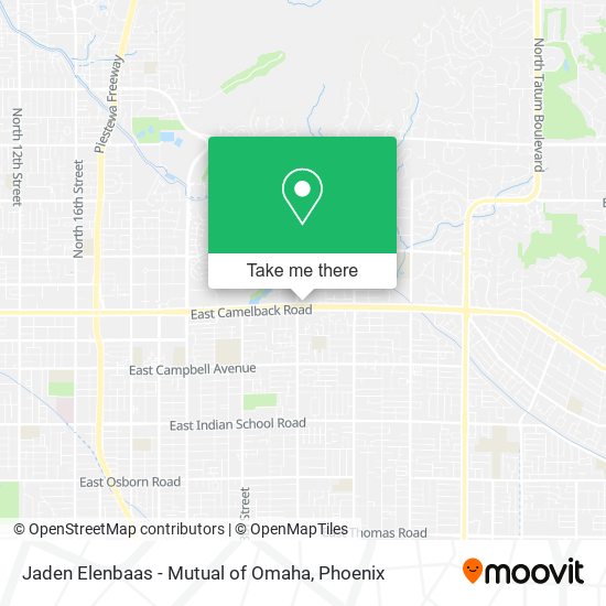 Mapa de Jaden Elenbaas - Mutual of Omaha