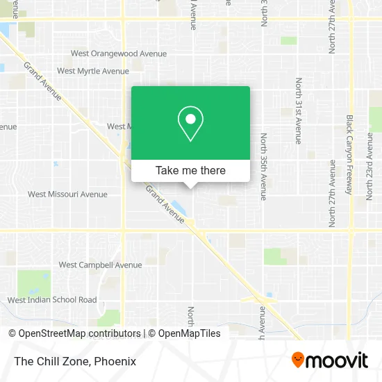 The Chill Zone map