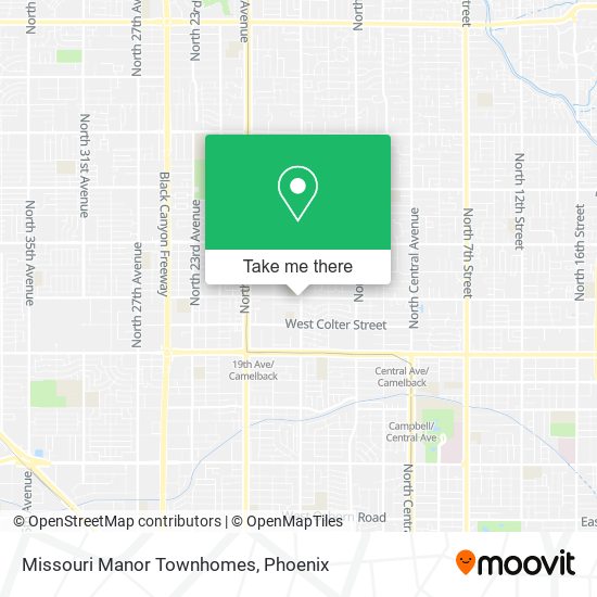 Missouri Manor Townhomes map