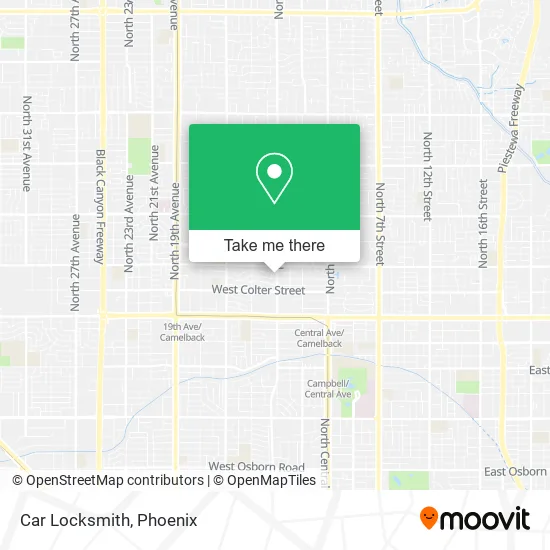 Car Locksmith map