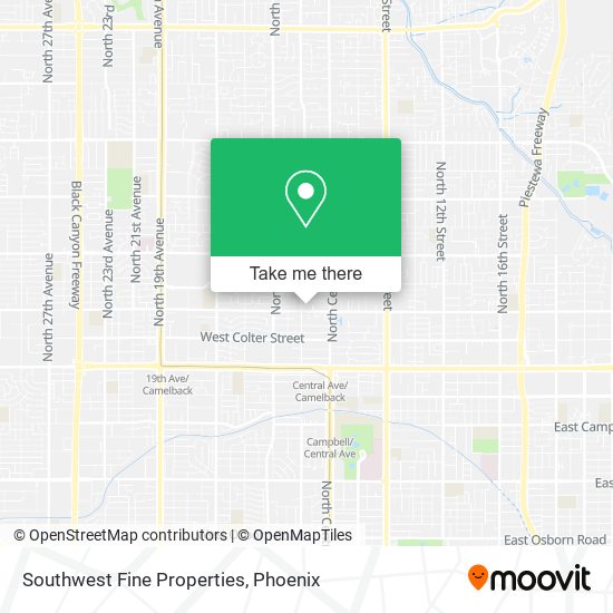 Mapa de Southwest Fine Properties