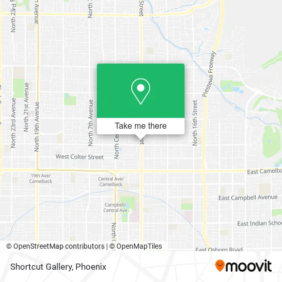 Shortcut Gallery map