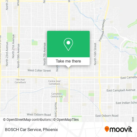 BOSCH Car Service map