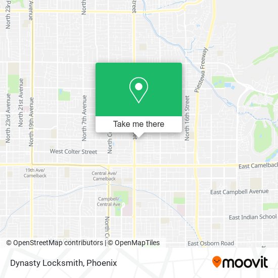 Dynasty Locksmith map