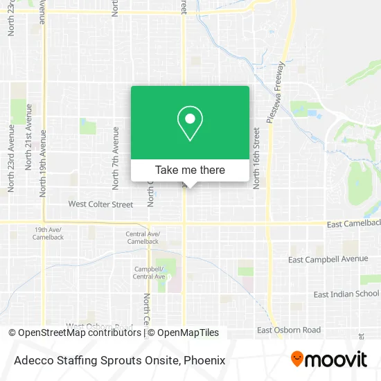 Adecco Staffing Sprouts Onsite map