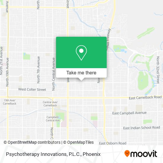 Mapa de Psychotherapy Innovations, P.L.C.