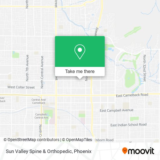Sun Valley Spine & Orthopedic map