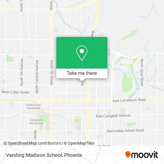 Mapa de Vending Madison School