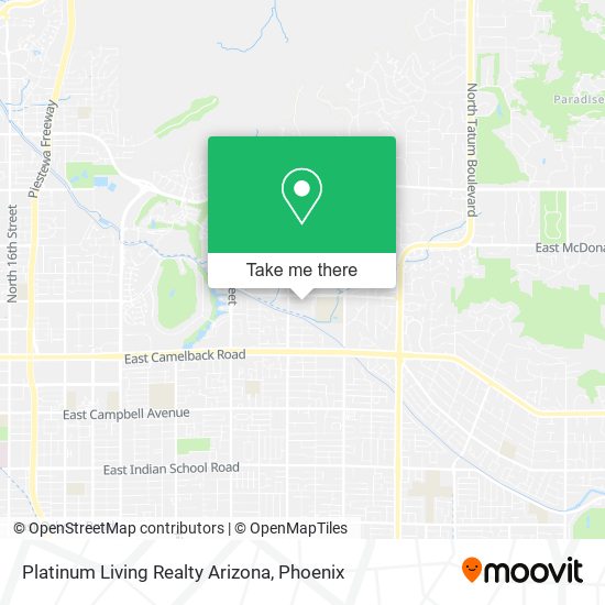 Mapa de Platinum Living Realty Arizona