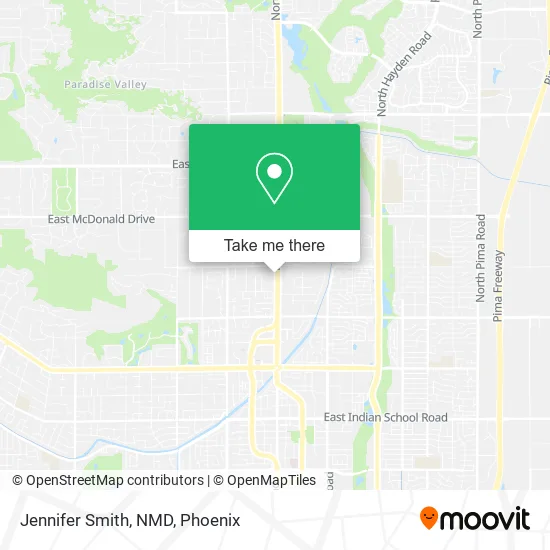 Jennifer Smith, NMD map