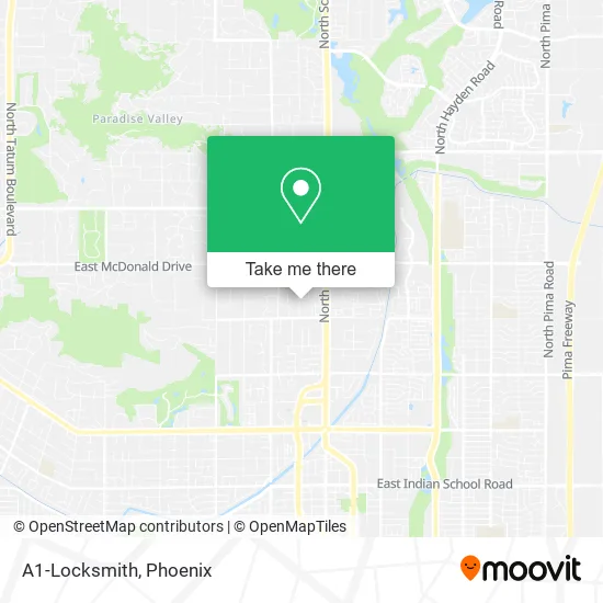 A1-Locksmith map