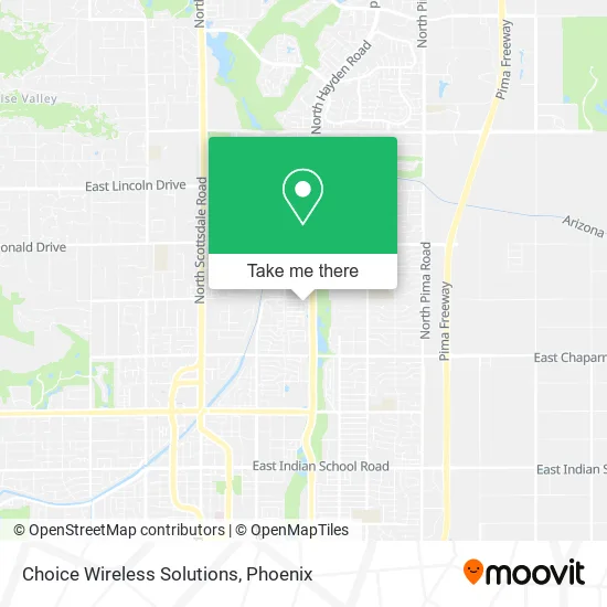 Choice Wireless Solutions map