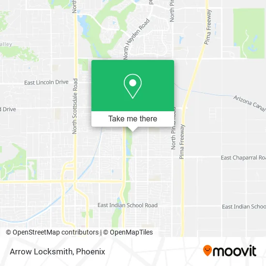 Arrow Locksmith map