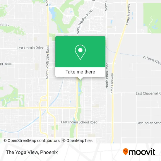 The Yoga View map