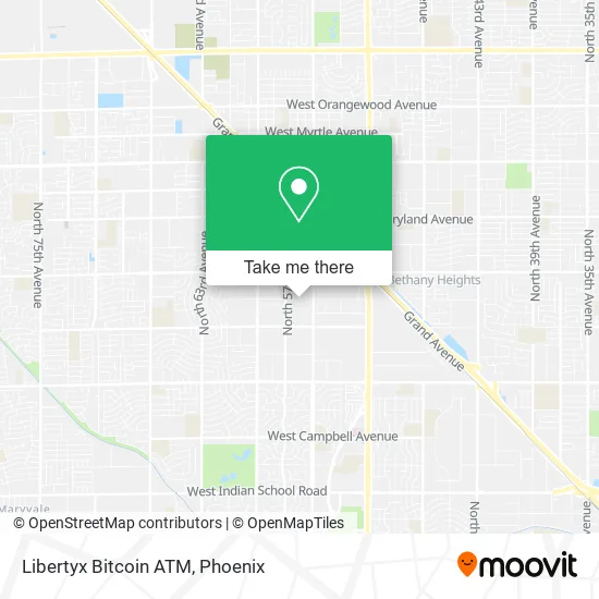 Libertyx Bitcoin ATM map