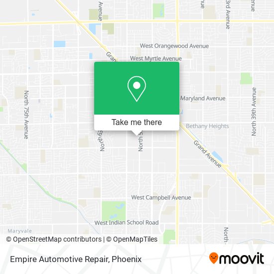 Empire Automotive Repair map
