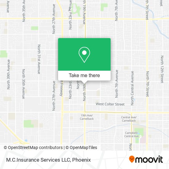 M.C.Insurance Services LLC map