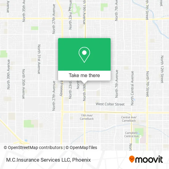 M.C.Insurance Services LLC map