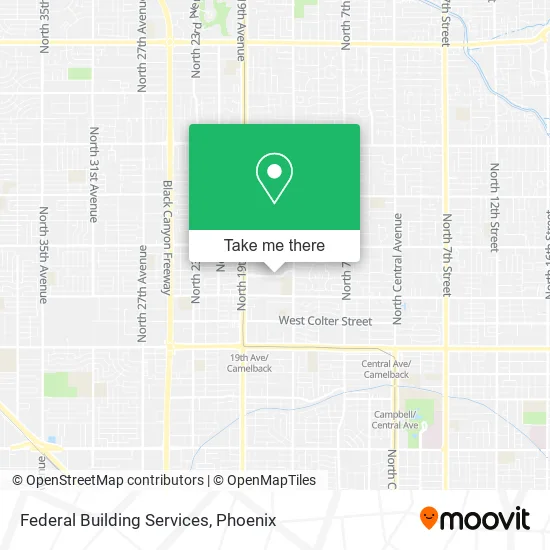 Federal Building Services map
