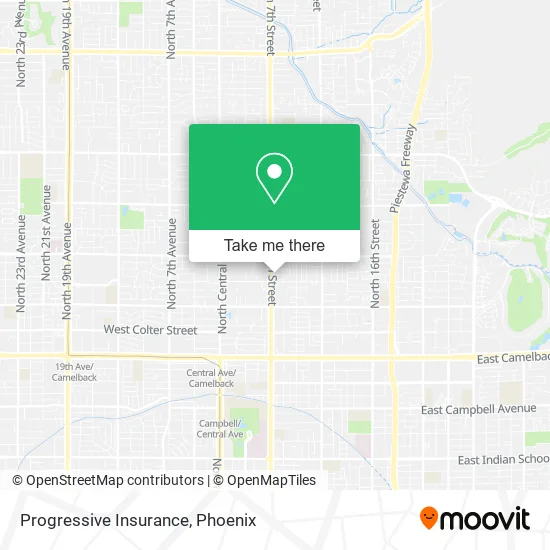 Progressive Insurance map