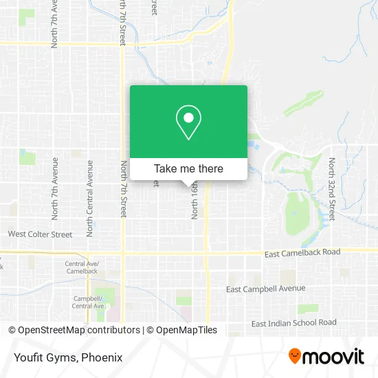 Youfit Gyms map