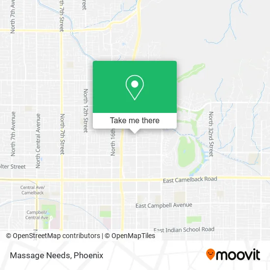 Massage Needs map